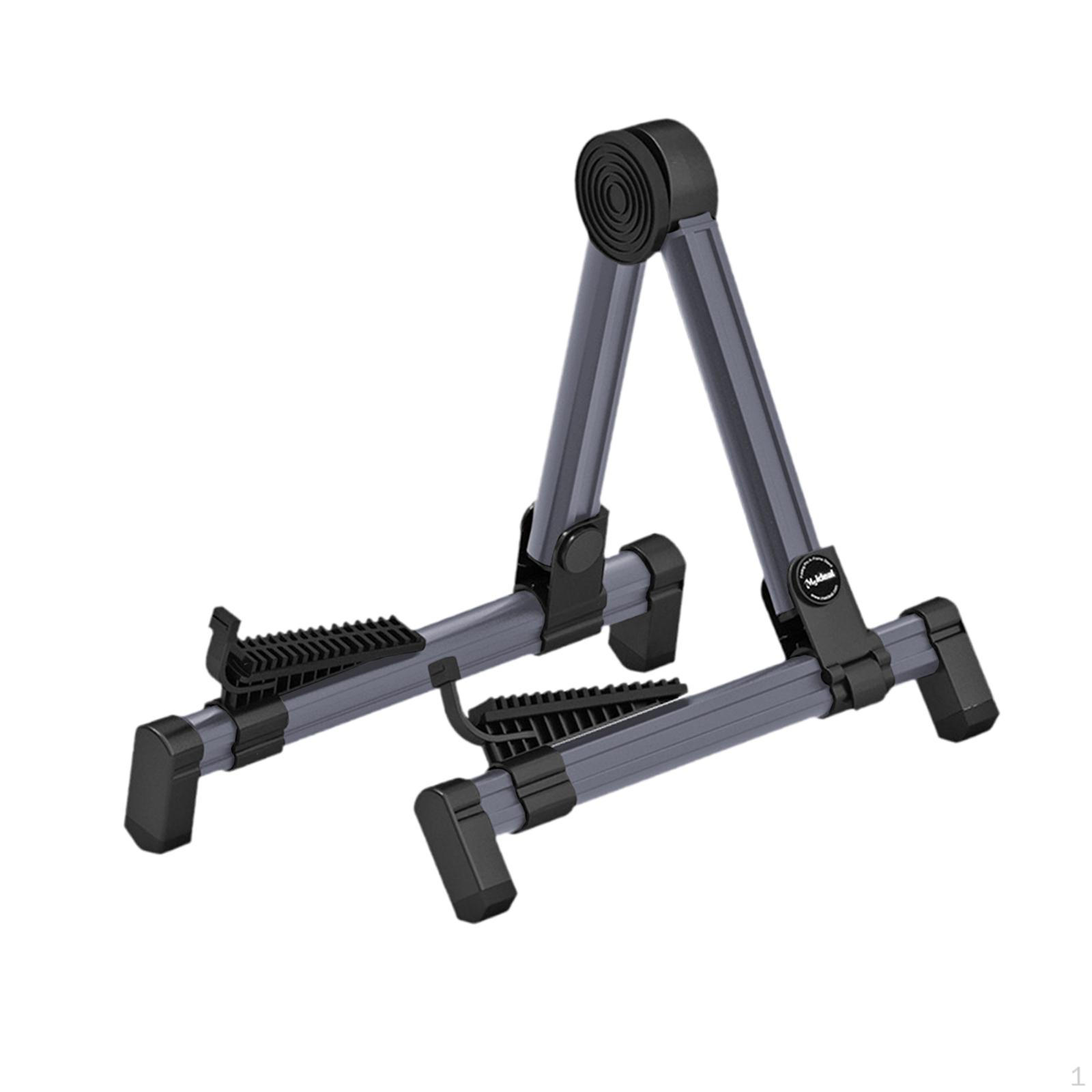 

A Frame Instrument Stand for Bass And Violin with Metal Construction синий