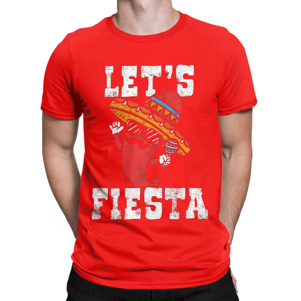 Fiesta Cinco De Mayo Tshirts For Unisex Crazy 100 Cotton Tee Shirt Crew Neck Short Sleeve T Shirt Plus Size Tops