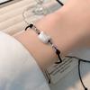 Hand Woven Niche Acrylic Cat Bracelet Romantic Minimalist Women Their Best Friend Couple Style Bracelet Fashion Trend Jewelry