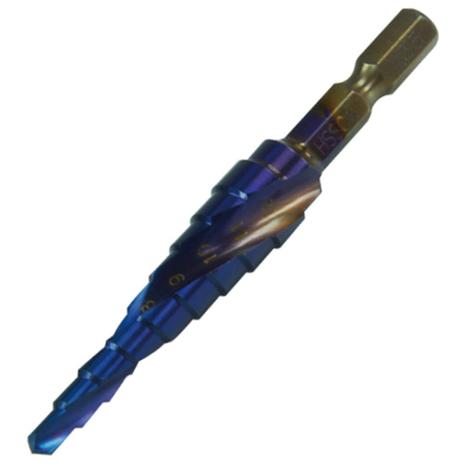 

Densan Step Drill 9 этапов (Кобальт HSS) 4~12 ДЩ-412