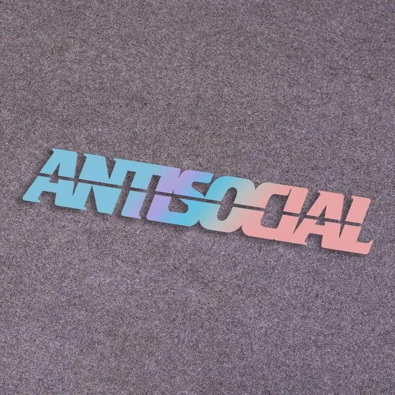32X5.08cm Letter Sticker Vinyl Waterproof Antsocial Decal Non Fade Reflective Cool Car Decoration Sticker Unique Gift