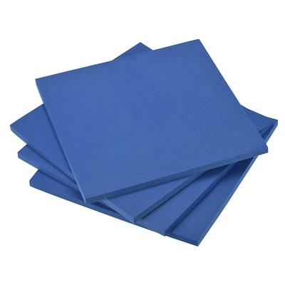 4 pièces 3/5/7/10mm Bleu Feuilles de Mousse EVA Mousse Éponge 10x10 Pouces Artisanat Feuilles EVA Bricolage Fabrication de Modèles à la Main Matériel