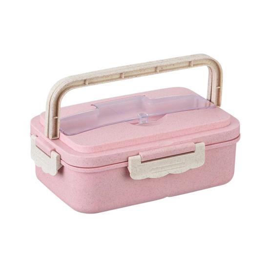 1 Set Lunch Box BPA Free Heat Resistant PP Meal Prep Container Supplies Home