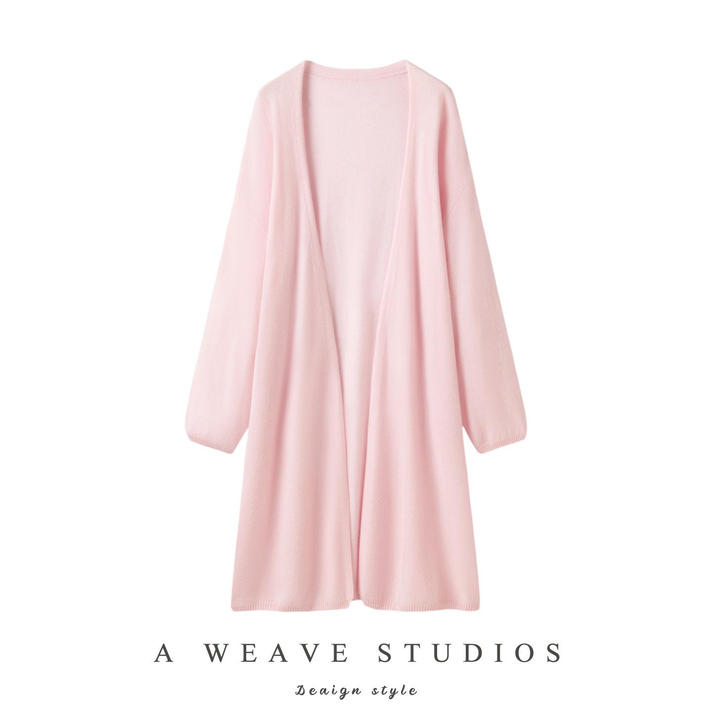 Lekasha Cashmere Goat Wool V-Neck Loose