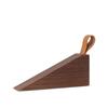 Leather Rope Anti-collision Nail-free Solid Wood Door Stopper Baby Protect Wedge