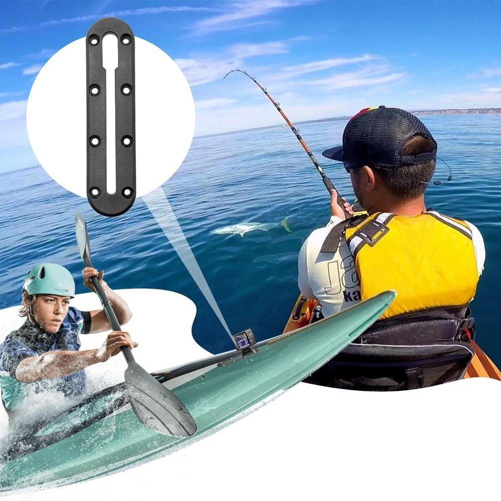 

Без сверления каяк низкопрофильный трек винт фиксированный направляющий каяк рельсовый держатель для рыбы 179mm