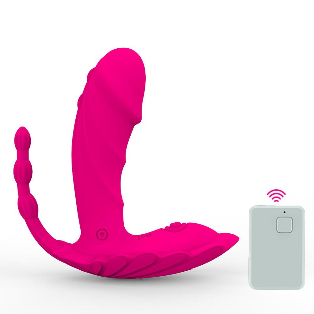 Wearable Dildo Vibrator G Spot Clitoris Stimulator Butterfly Vibrating Panties Erotic Toy Adult Toy For Women Orgasm Masturbator