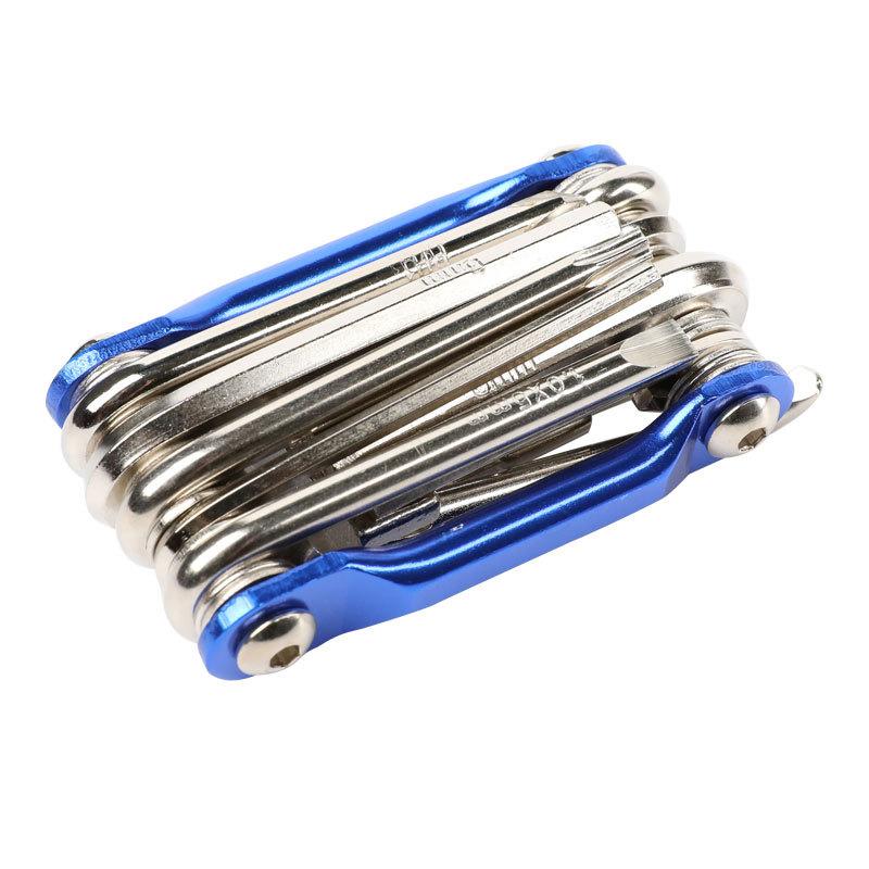 Multifunctional Stainless Steel Professional Bicycle Repair Tool Bicycle Accessories Portable Folding Tool Screwdriver