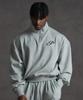 PHERMENON Oversized Crop Sweat Anorak - Gray