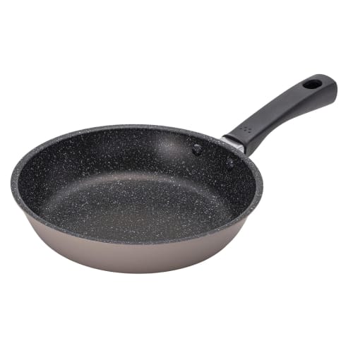 Kai Corporation DW9012 Lightweight Frying Pan, 20cm, Induction Compatible, Lightweight, High Heat Efficiency, Beige Gray, Nua Tone