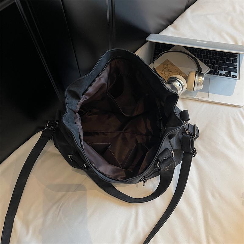 Enkel och färgglad tygväska för damer, trendig axelväska, flerfackig axelväska för vardagsbruk, lämplig för dagligt bruk och shopping