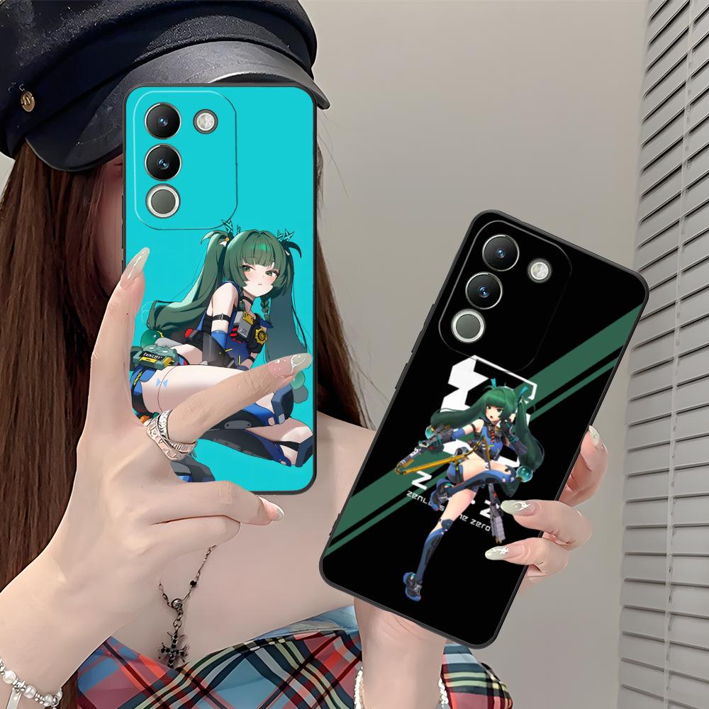 Zenless Zone Zero QingYi Phone Case for VIVO Y77 76 75 74 73 72 58 56 55 51 50 38 36 Y19 Y18 Y03 Y01 5G Colorful Printing Cover