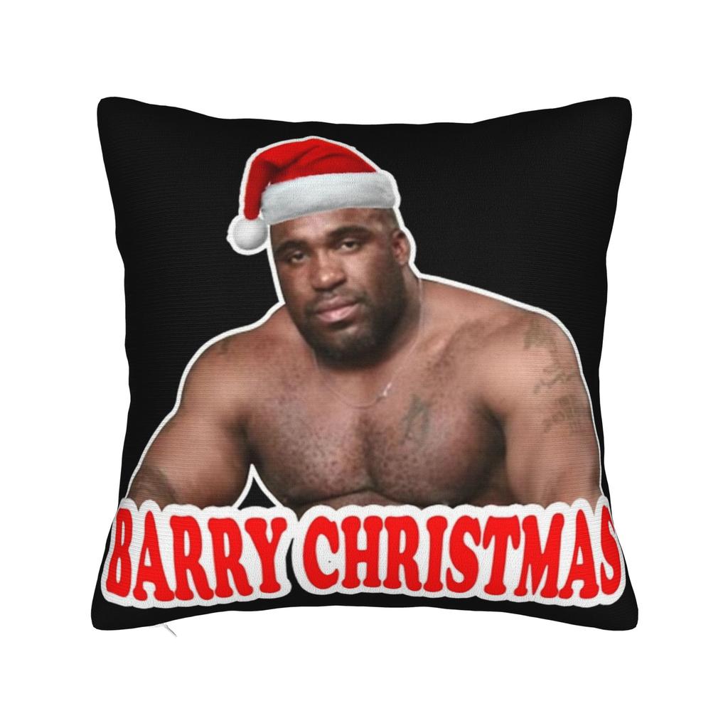 Decorative Pillow Cover Funny Barry Wood Meme Christmas Accessories Car Pillow Case Cover Zippered Multiple Sizes