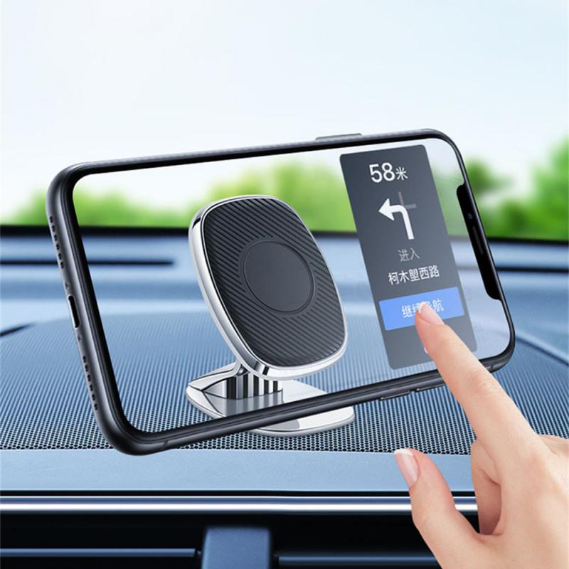 Suport metalic pentru telefon auto, pliabil, tip pastă magnetică, rotație, suspensie, ecran de navigație, suport pentru telefon, accesorii auto