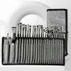 Cloth Roll Watercolor Brush Pen with Scraper Paint Brush Bag Pack 24Pcs Artist Paint Brushes Set
