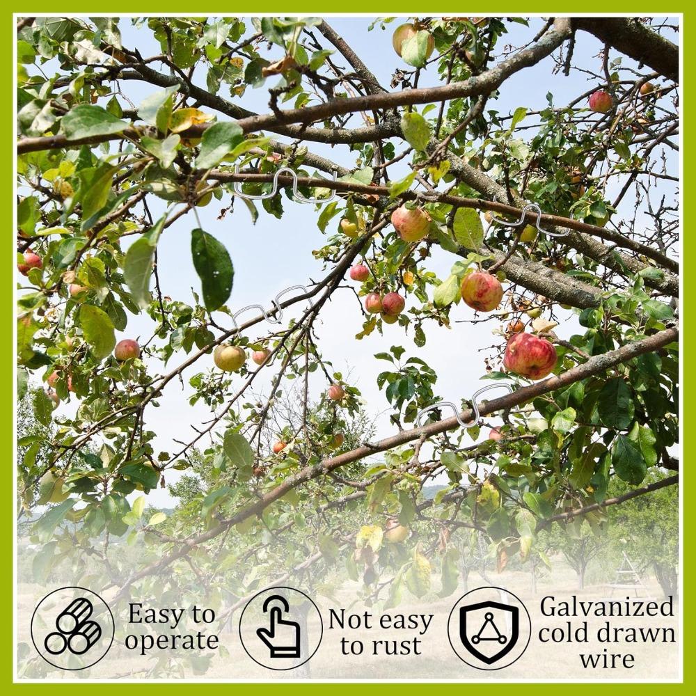 10/30Pcs Fruit Tree Branch Shape Fixator M-Type Branch Trainer Angle Benders Reusable Fruit Tree Support Holder Vine Trainers