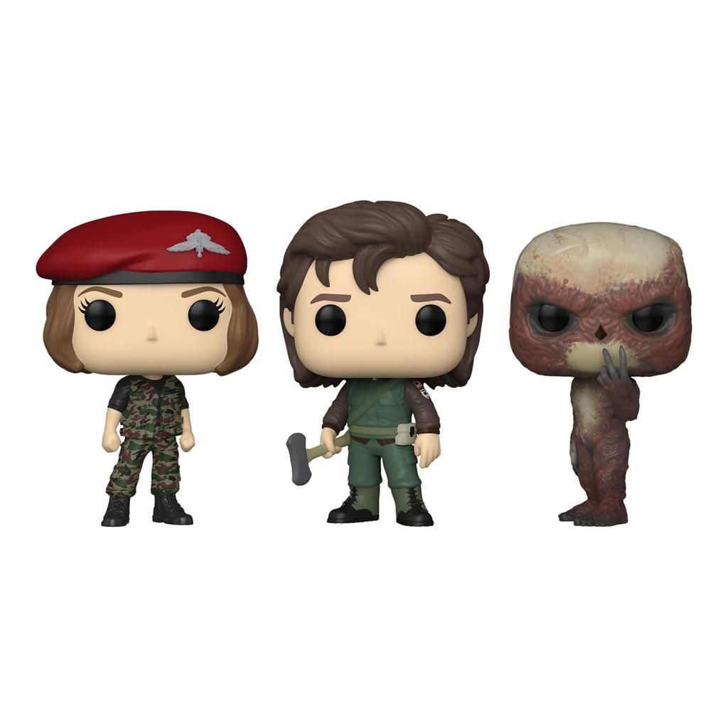 Funko Pop! Stranger Things Robin, Steve and Vecna 3-Pack Vinyl Figures Collector Set