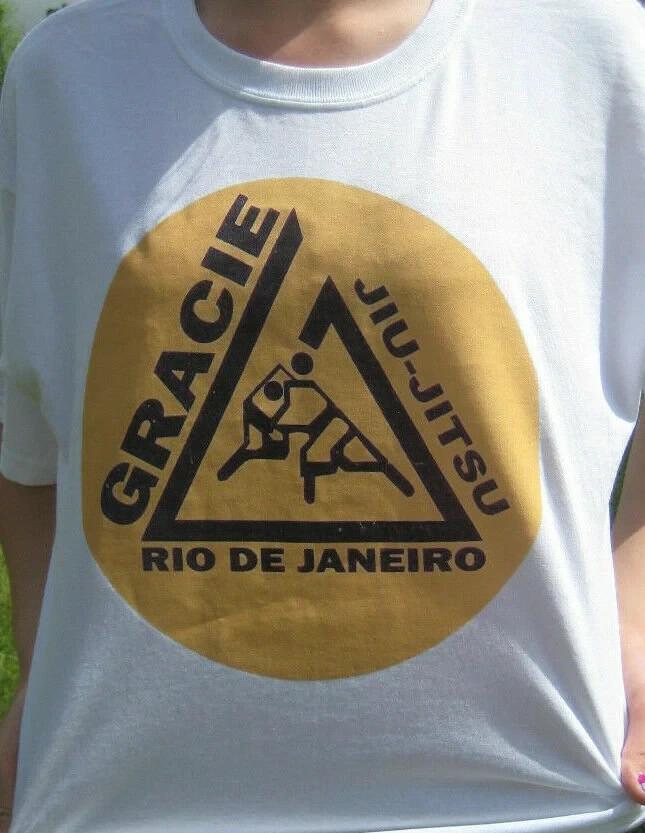 Gracie Fighter MMA T shirt tee BJJ Rio de Janeiro tee S