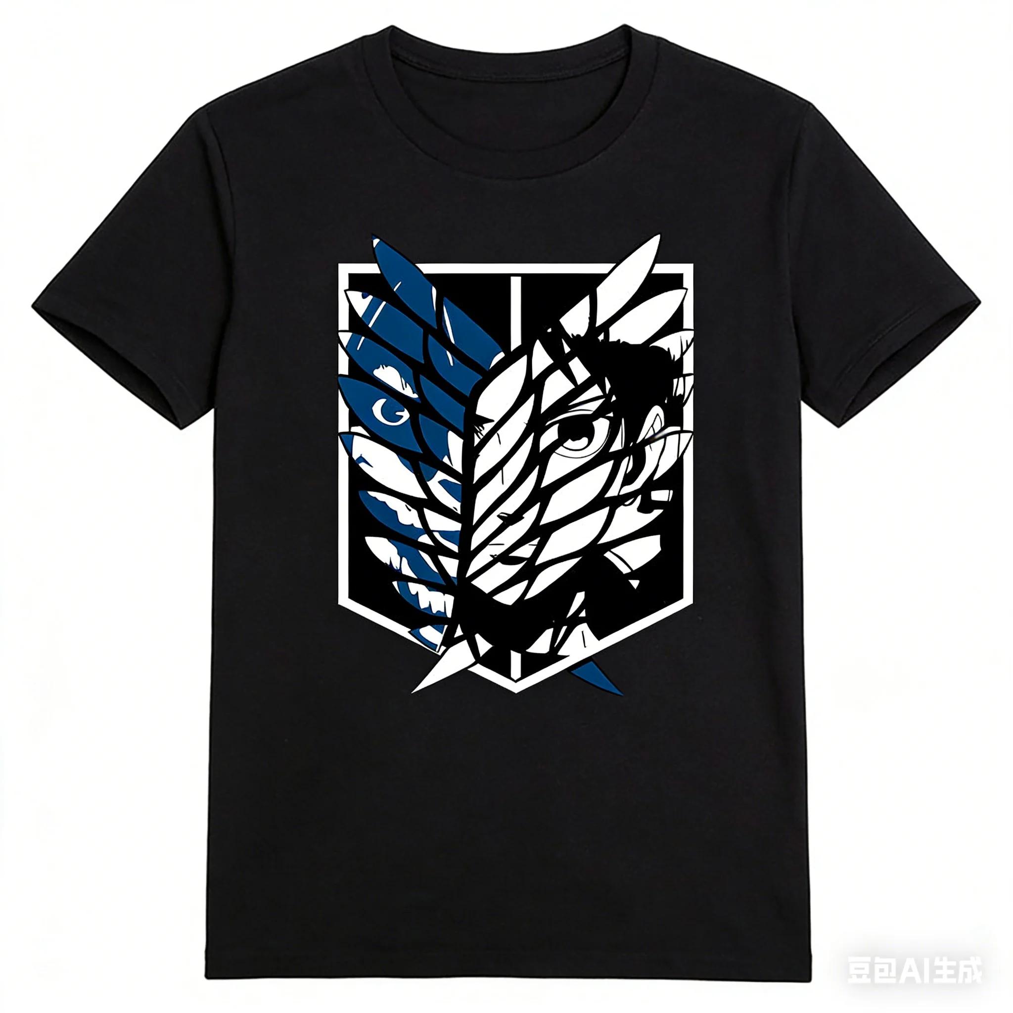 Cool Attack on Titan Scout RegiUnisext Graphic Tee Short Sleeve ONeck Cotton TShirt for Unisex S