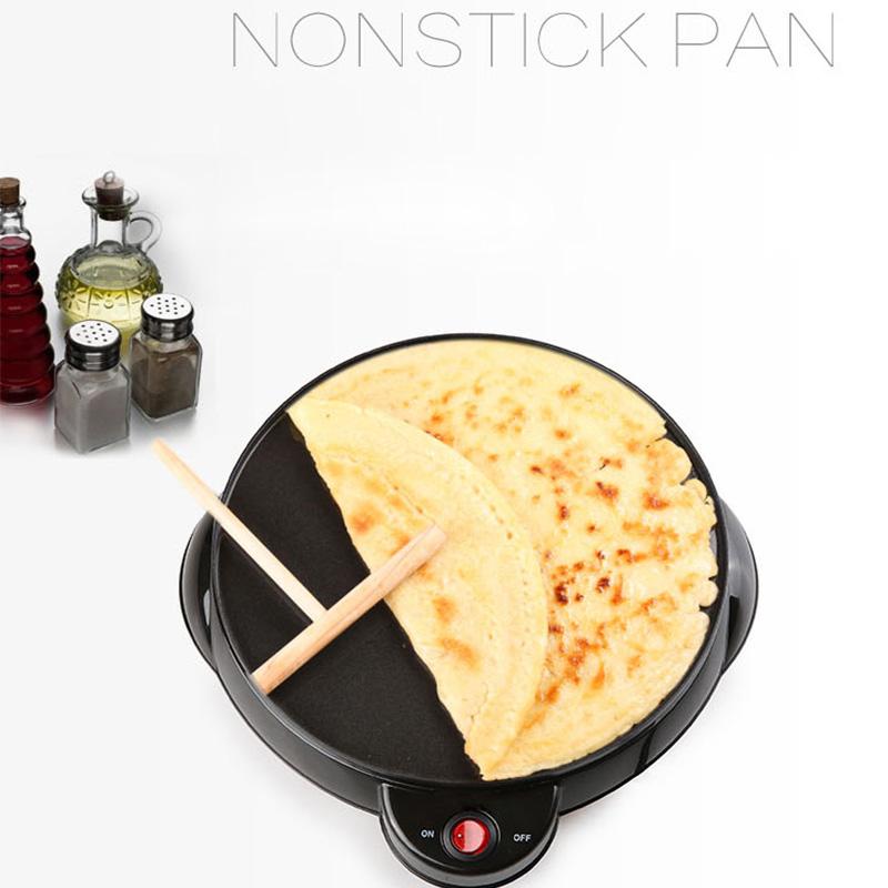 220V 650W Kitchen Electric Crepe Maker Paratha Chapati Flat Bread Pizza Tortilla Maker Cooking Tools Appliance Bakeware