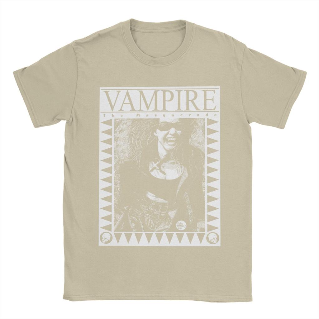 Men Vampire the Masquerade T Shirts Cotton Tops Summer Y2K Basic ShortSleeved TShirt O Neck Harajuku Casual Tee Shirt