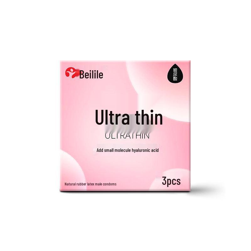 Beilile Ultra-Thin Large Size Lubricated Condoms - Wolf Tooth & Mushroom Design for Family Planning