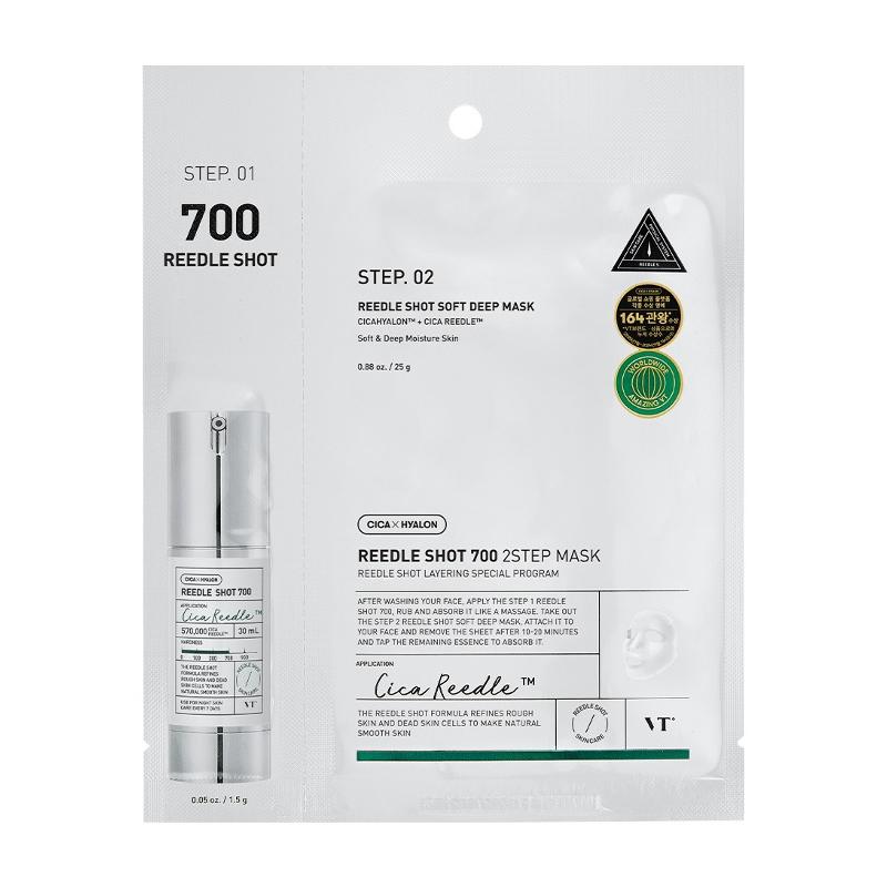 VT COSMETICS Masque en 2 étapes Reedle Shot 700 1,5g+25g