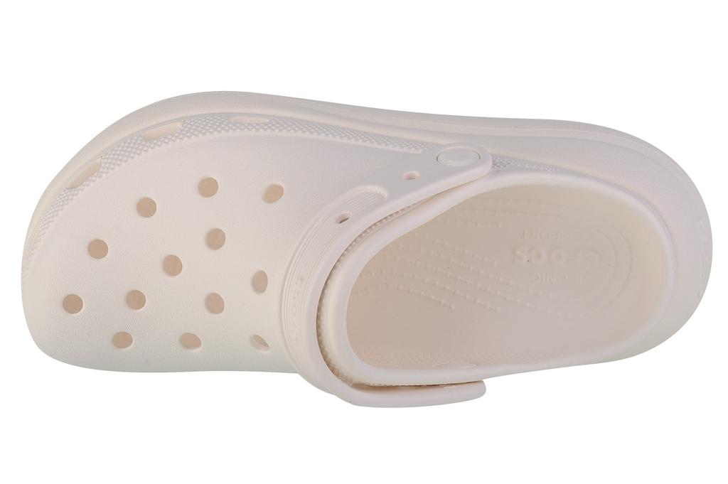 Crocs Classic Crush Clog, Womens white Slides