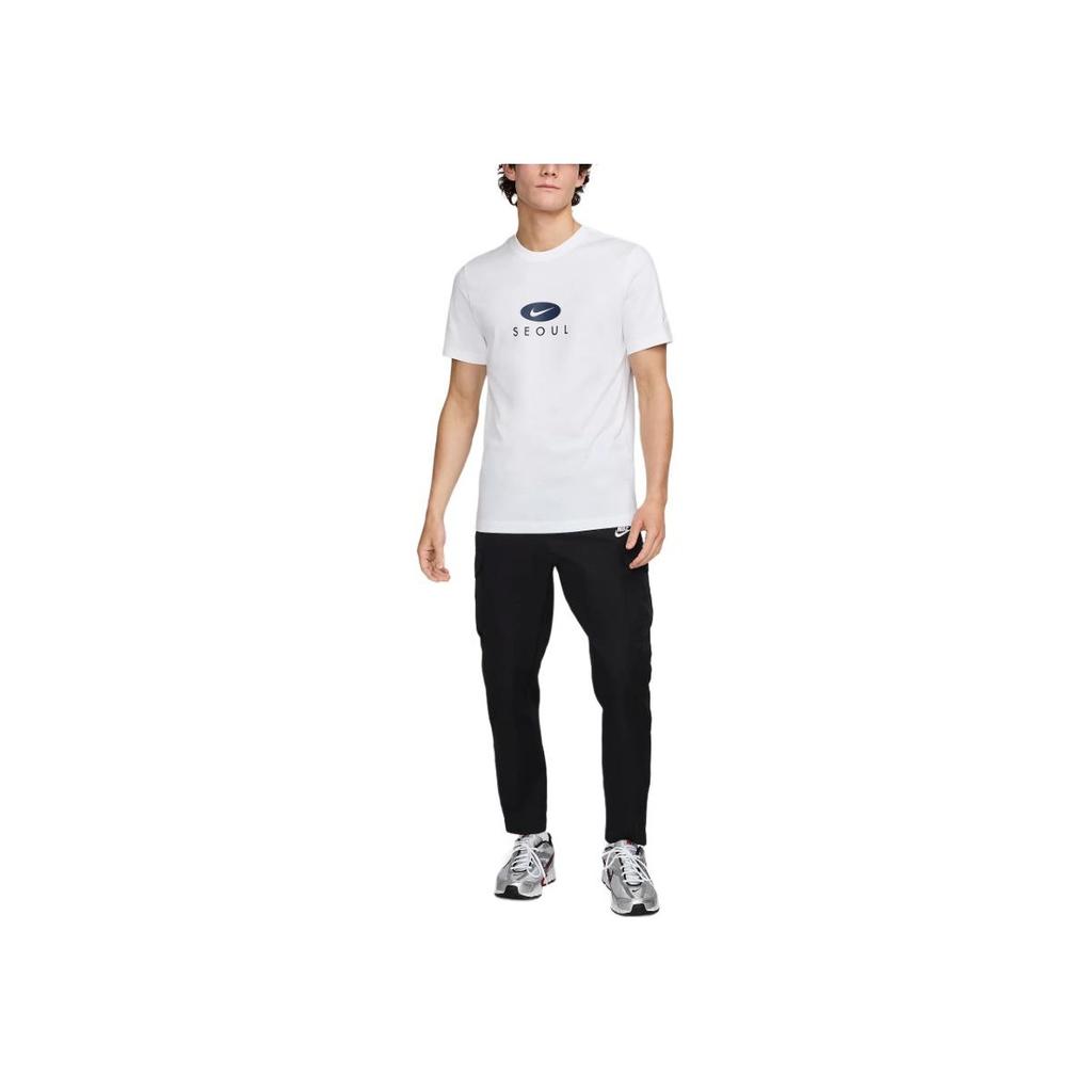 Nike Soft Crew Neck Short Sleeve T-Shirt Men Tops White HF4805-100