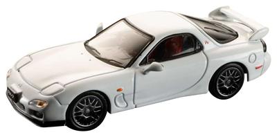 Mazda TYPE RZ with Engine Display Pure White 1/64 RX-7 (FD3S) Model,