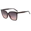 Trendy Oversized Chain-Leg Sunglasses for Women - Fashionable, UV Protection Beach Travel Glasses