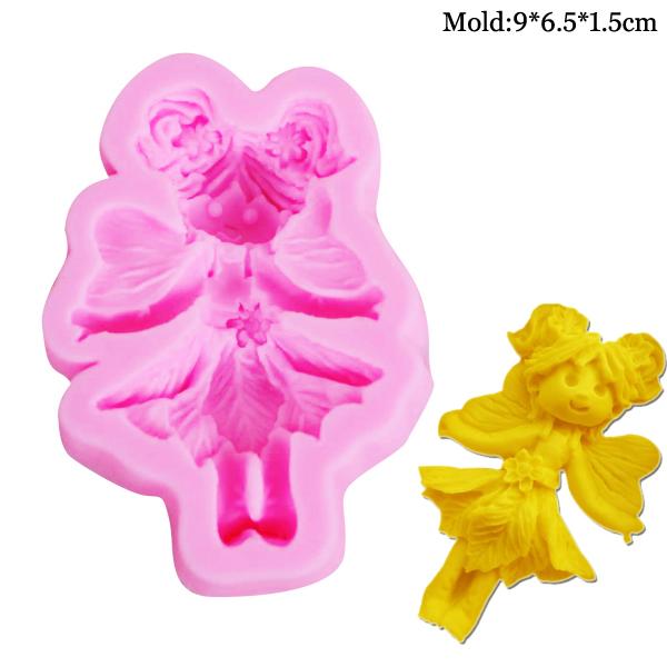 3D Eventyr Blomsterhus Sopp Snegle Kake Silikonform Fondant Sjokolade Godteri Sukker Gumpaste Dekorering Bakeverktøy C173