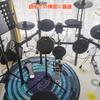 Aleawol 8-inch Rubber Drum Practice Pad with Stand, 5A Drumsticks, and Storage Bag, Adjustable Height 55cm-90cm, Sound-Absorbing, High-Rebound,