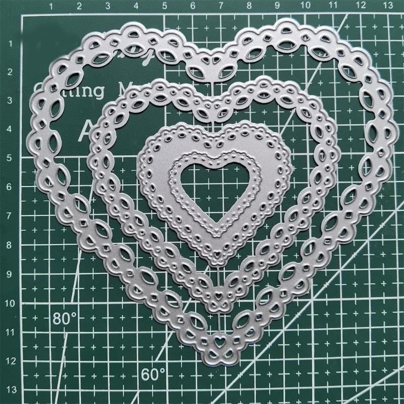 Nested Lace Frame Metal Die Cuts Exquisite Scrapbooking Embossing Template DIY Holiday Invitations Cards Making Supplies