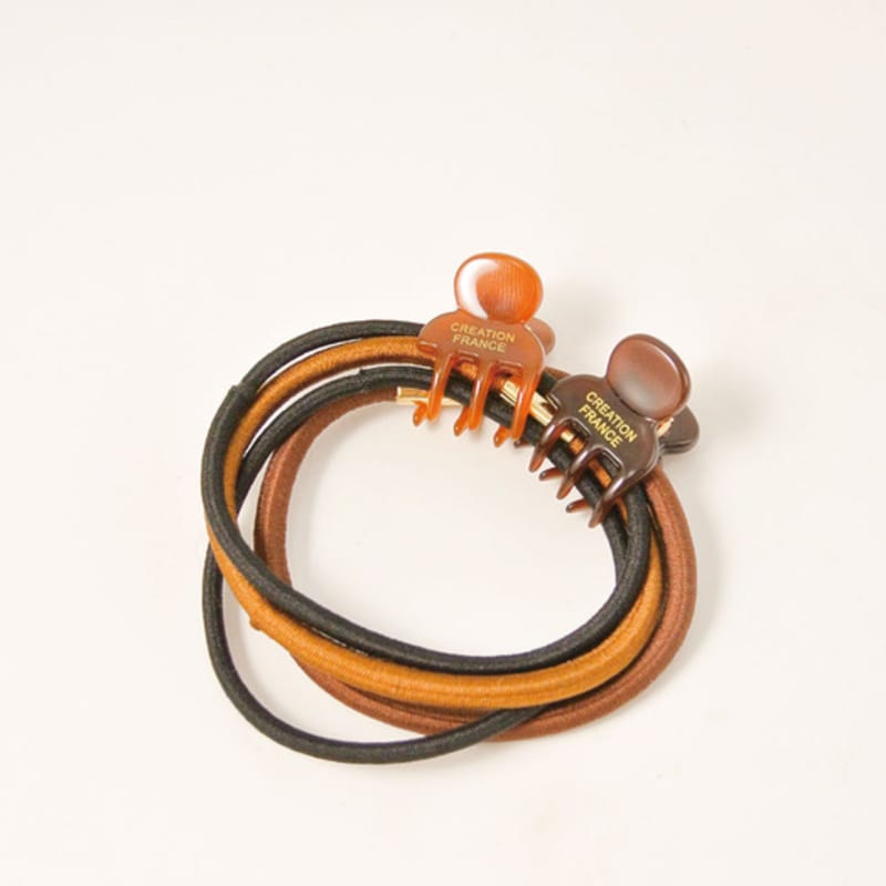 

объект213 Коричневые клипсы и набор шнурков (2 клипсы+4 шнурка) Original