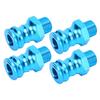 4pcs Aluminum Alloy 17mm Hex 23mm Wheel Extension Adapter for 1Celsius8 RC Car Model