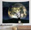 Sea Moon Sunshine Wall Hanging Tapestry Suitable For Bedroom Living Room Bohemian Style Home Aesthetic Room Decoration