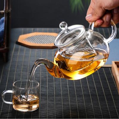 400 ml-1600 ml hitzebeständige Glasteekanne Blumenkessel Kung Fu Teegeschirrset Teesieb Infuser Puer Oolong Gerstentopf Teegeschirr
