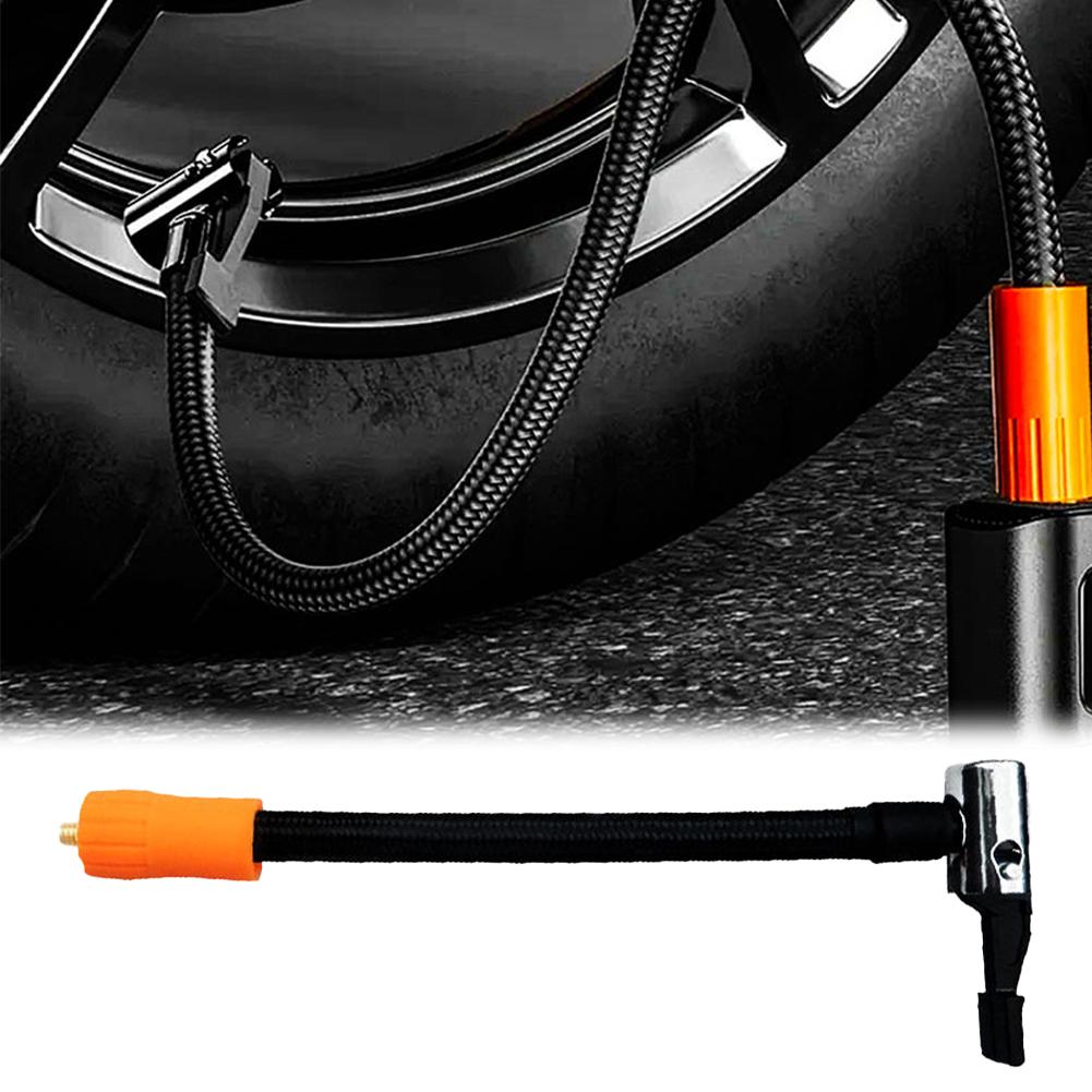 Car Tire Inflator Hose Air Pump Extension Tube Adapter Tire Repair Tyre Inflatable Hose For Motorcycle Bicycle Auto Accessories