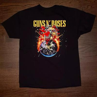 Guns N Roses Tour 2025 Because What You Want T-Shirt Schwarz S-5XL Unisex T-Shirt
