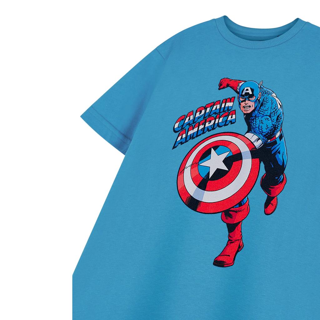 Captain America Childrens/Kids Short-Sleeved T-Shirt