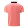 Men's Fashion Patchwork Polo Shirts Casual Pullover Lapel Button Tops Short Sleeve Summer Polos For Man