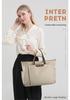 16-Inch Women's Laptop Handbag: Large Capacity, Thickened Briefcase for Business Travel and Commuting.