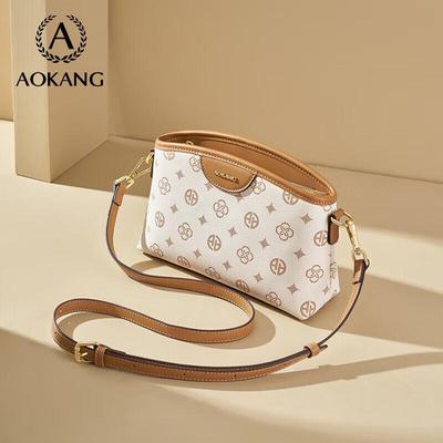 Aokang Women's Retro Light Luxury Crossbody Shoulder Bag