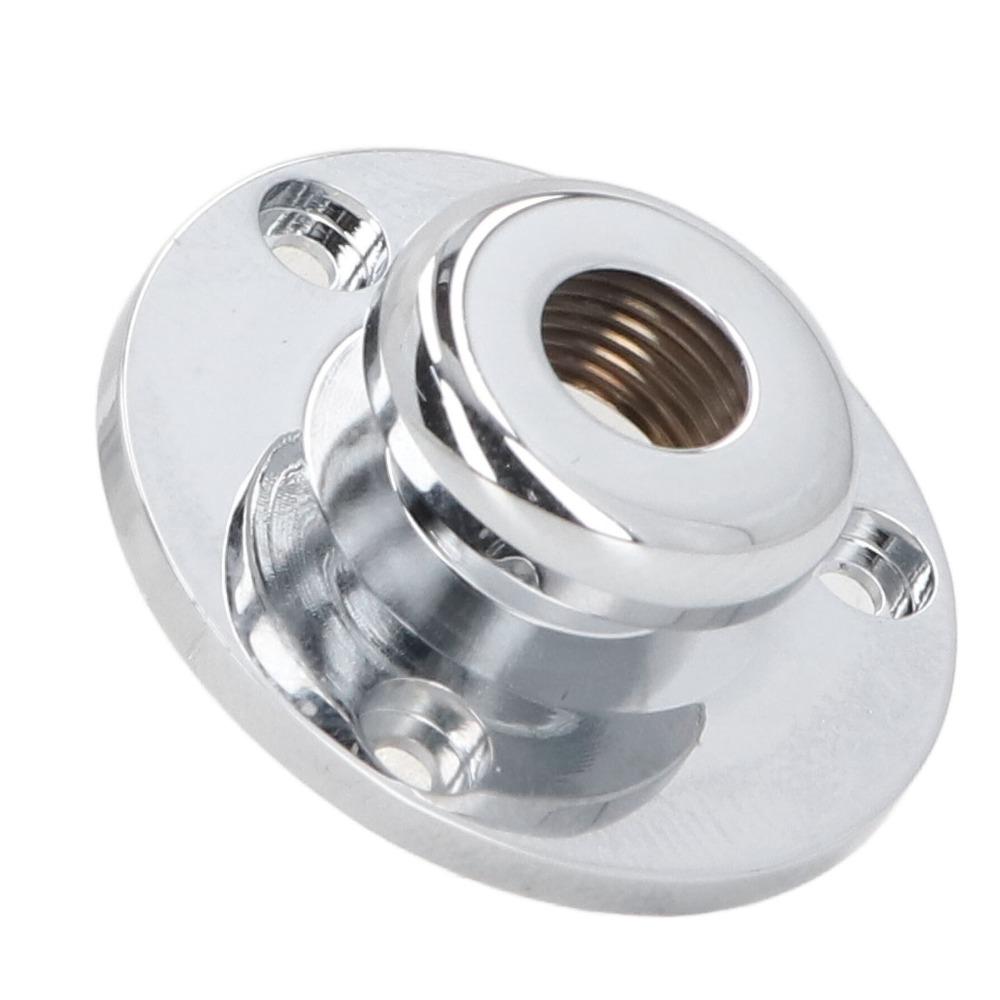 Silver Guitar Endpin Jack Metal End Pin Screw Kit Premium Strap Button Connector For Guitar