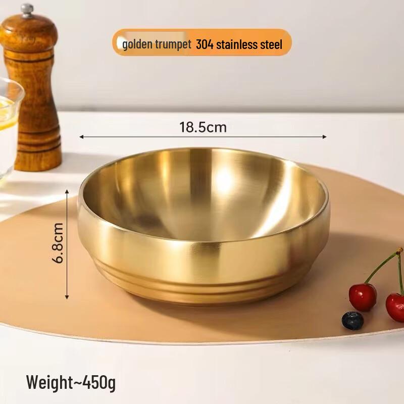 Korean Style Stainless Steel Noodle Bowl