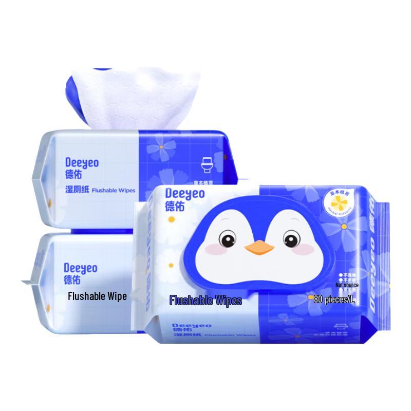 

DeYou Смываемые влажные салфетки