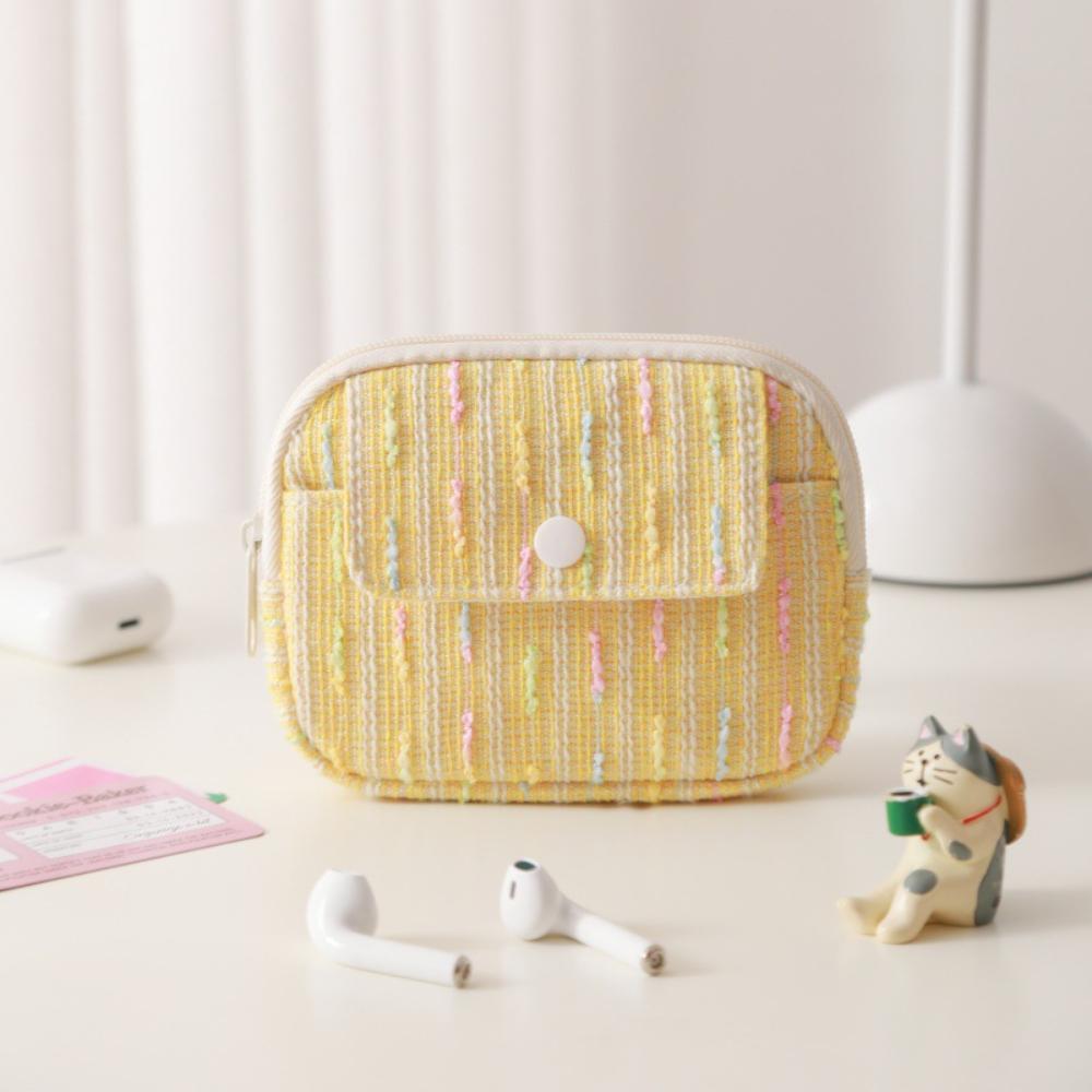 Portable Storage Bag Chic Lipstick Make Up Bag Mini Cosmetic Bag Elegant Cosmetic Coin Purse For Coin Storage Lipstick Organizer