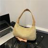 Fashion and Casual Simple and Versatile Shoulder Armpit Bag Solid Color Summer Popular Hand Bag Wind Bag