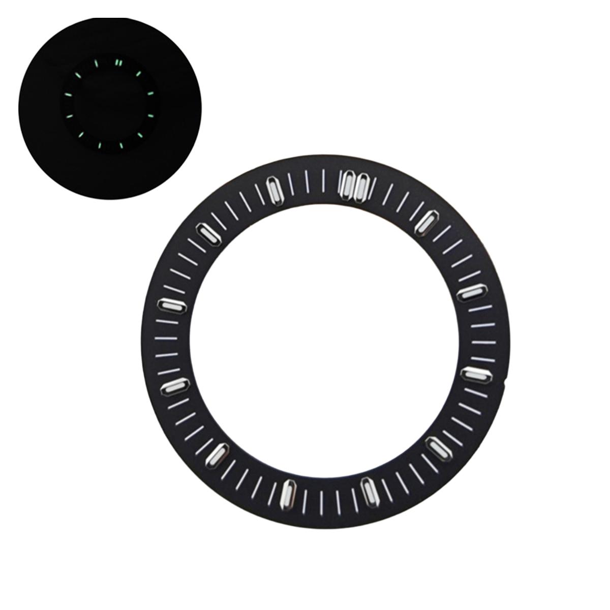 

31MM Skeleton Watch Dial for NH70 NH35 NH36 Movement Green Luminous Mechanical Watch Modification Accessories чёрный